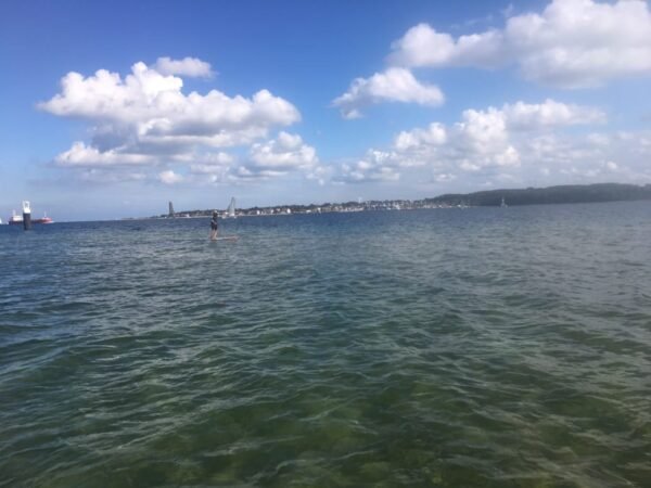 Blick nach Laboe