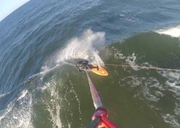 Kitesurfen im November in Bottsand / Kiel