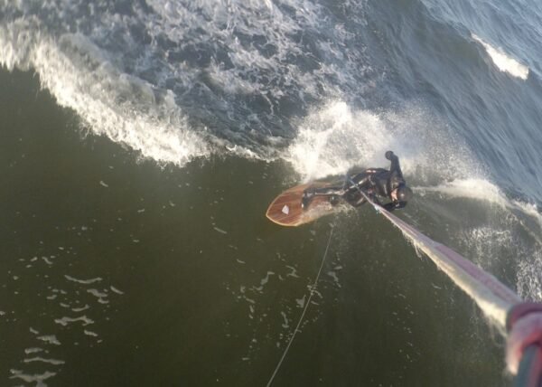Kitesurfen im November in Bottsand / Kiel